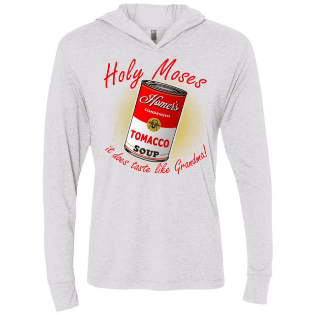 T-Shirts Heather White / X-Small Holy moses Triblend Long Sleeve Hoodie Tee