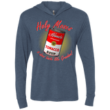 T-Shirts Indigo / X-Small Holy moses Triblend Long Sleeve Hoodie Tee