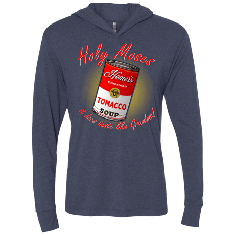 T-Shirts Vintage Navy / X-Small Holy moses Triblend Long Sleeve Hoodie Tee