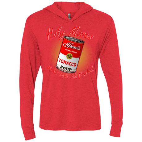 T-Shirts Vintage Red / X-Small Holy moses Triblend Long Sleeve Hoodie Tee