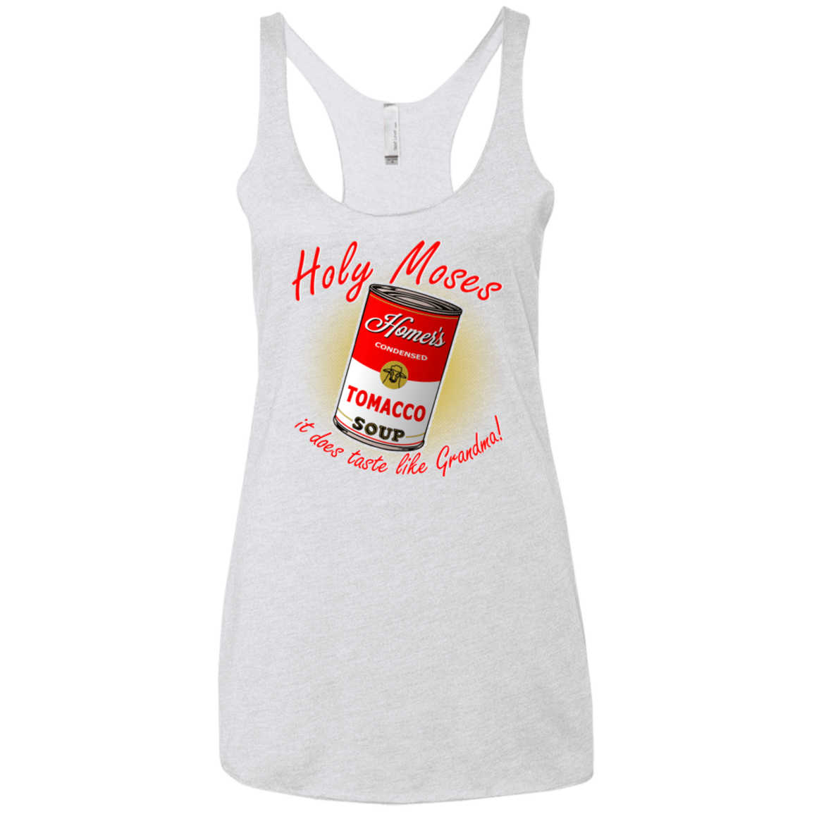 T-Shirts Heather White / X-Small Holy moses Women's Triblend Racerback Tank