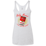 T-Shirts Heather White / X-Small Holy moses Women's Triblend Racerback Tank