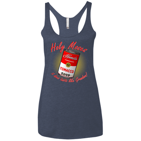 T-Shirts Vintage Navy / X-Small Holy moses Women's Triblend Racerback Tank