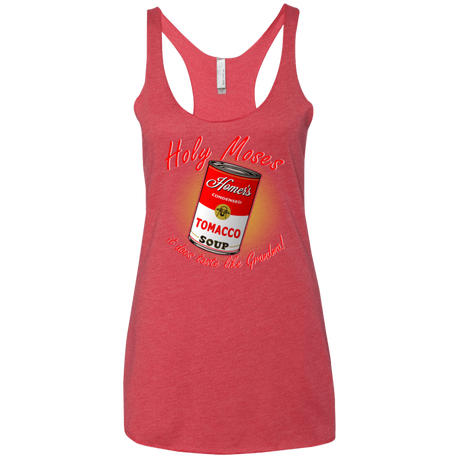 T-Shirts Vintage Red / X-Small Holy moses Women's Triblend Racerback Tank