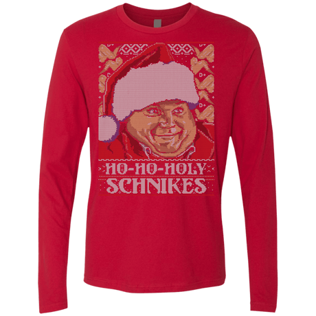 T-Shirts Red / Small HOLY SCHNIKES Men's Premium Long Sleeve