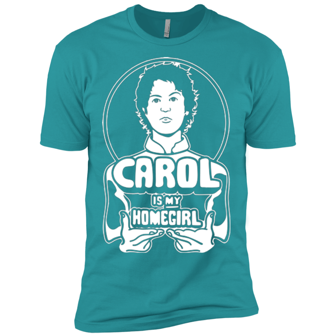 T-Shirts Tahiti Blue / X-Small Homegirl Carol Men's Premium T-Shirt