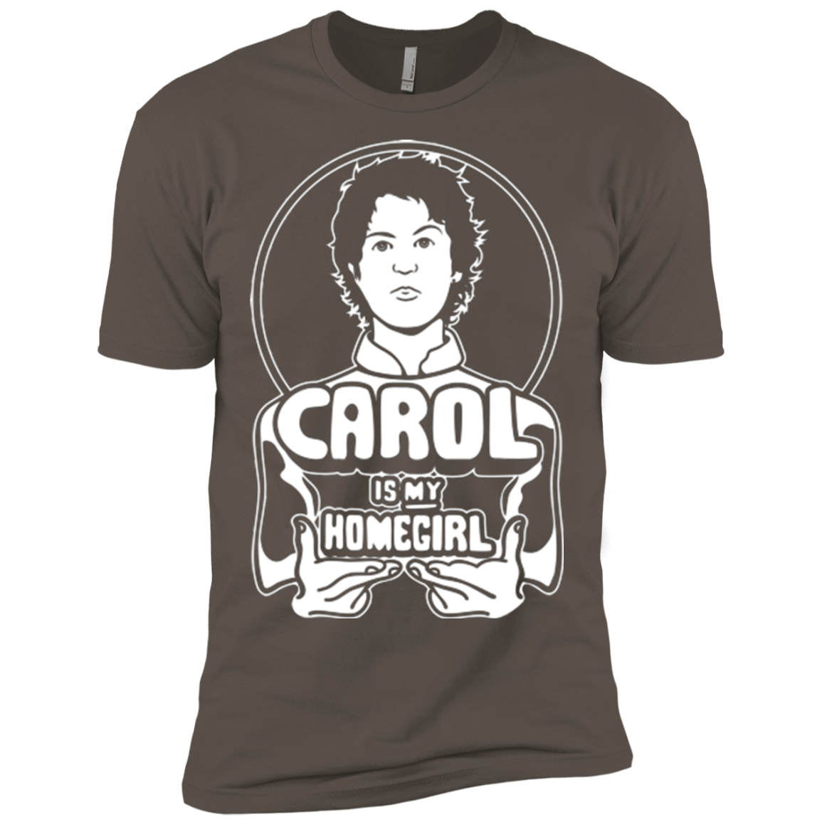 T-Shirts Warm Grey / X-Small Homegirl Carol Men's Premium T-Shirt