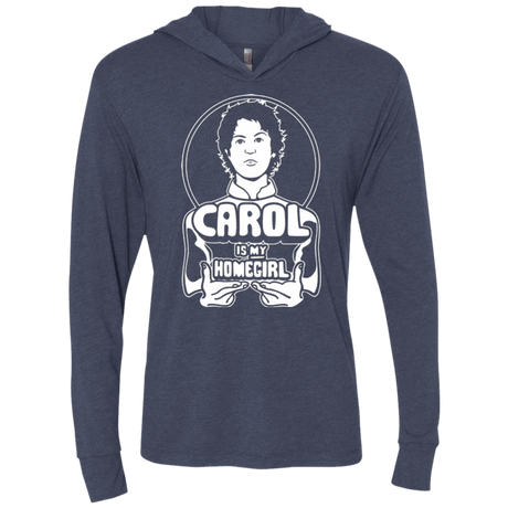 T-Shirts Vintage Navy / X-Small Homegirl Carol Triblend Long Sleeve Hoodie Tee