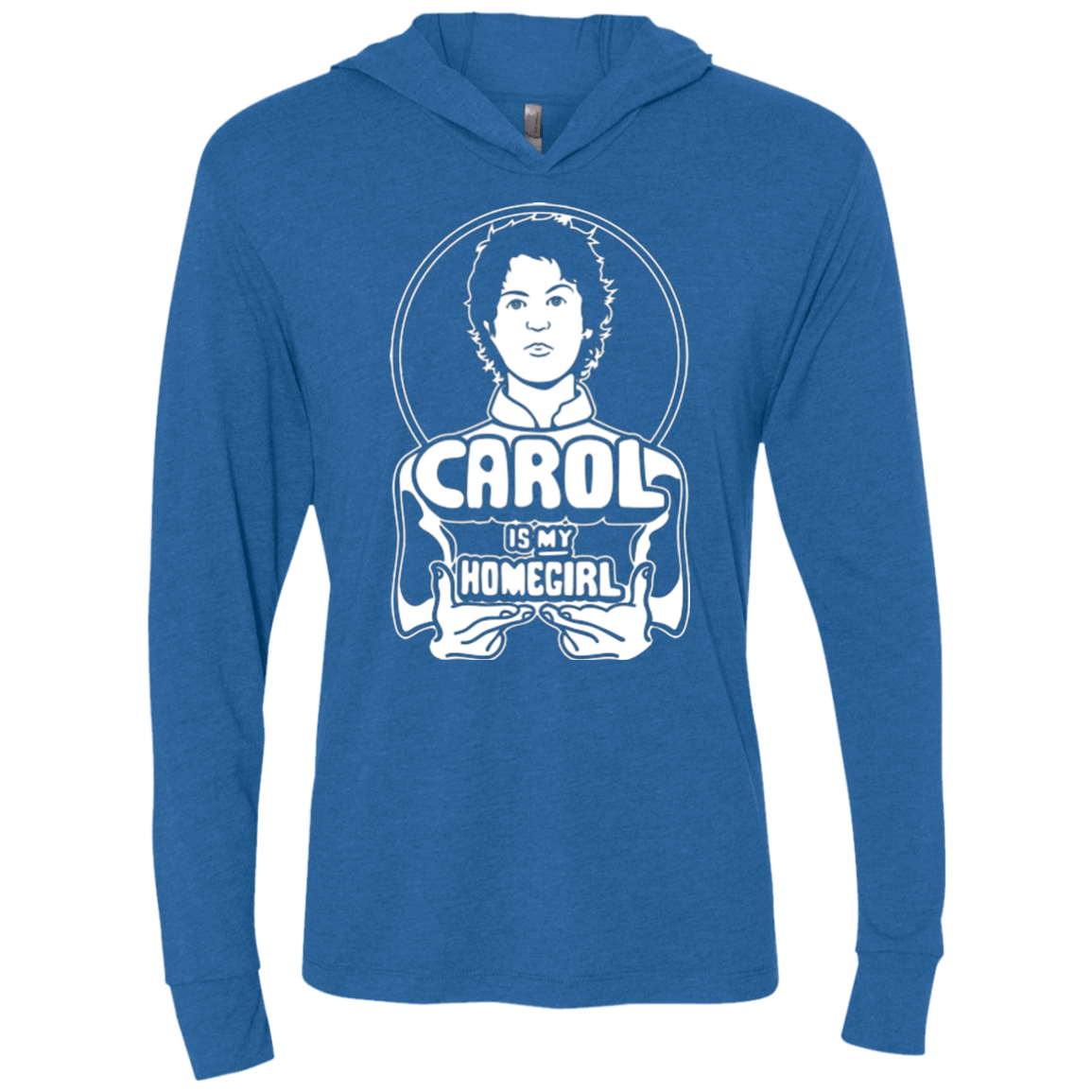 T-Shirts Vintage Royal / X-Small Homegirl Carol Triblend Long Sleeve Hoodie Tee