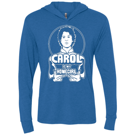 T-Shirts Vintage Royal / X-Small Homegirl Carol Triblend Long Sleeve Hoodie Tee