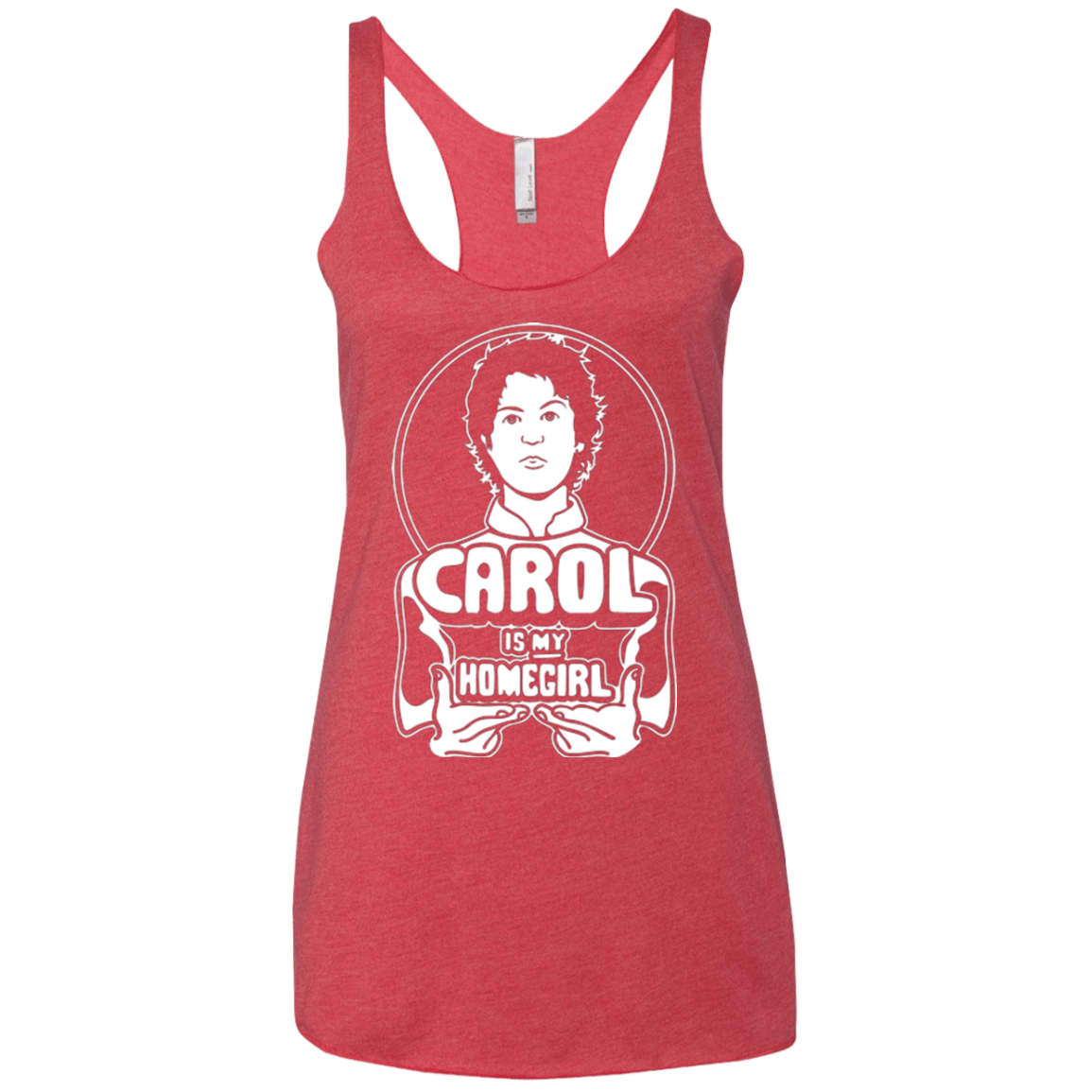 T-Shirts Vintage Red / X-Small Homegirl Carol Women's Triblend Racerback Tank
