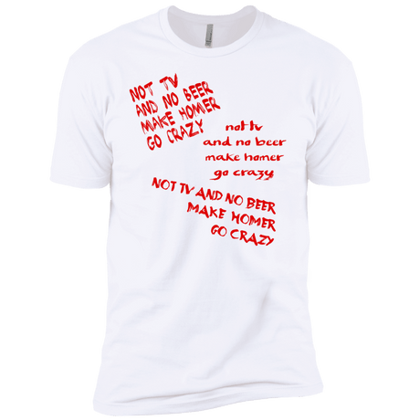 T-Shirts White / YXS HOMER CRAZY Boys Premium T-Shirt