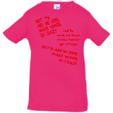 T-Shirts Hot Pink / 6 Months HOMER CRAZY Infant Premium T-Shirt