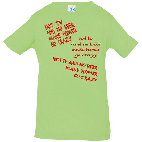 T-Shirts Key Lime / 6 Months HOMER CRAZY Infant Premium T-Shirt