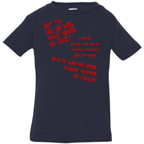 T-Shirts Navy / 6 Months HOMER CRAZY Infant Premium T-Shirt