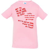 T-Shirts Pink / 6 Months HOMER CRAZY Infant Premium T-Shirt