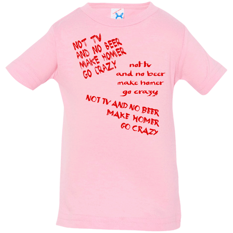 T-Shirts Pink / 6 Months HOMER CRAZY Infant Premium T-Shirt