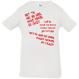 T-Shirts White / 6 Months HOMER CRAZY Infant Premium T-Shirt