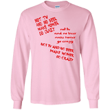 T-Shirts Light Pink / S HOMER CRAZY Men's Long Sleeve T-Shirt