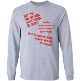 T-Shirts Sport Grey / S HOMER CRAZY Men's Long Sleeve T-Shirt