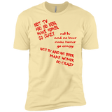 T-Shirts Banana Cream / X-Small HOMER CRAZY Men's Premium T-Shirt