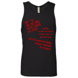 T-Shirts Black / S HOMER CRAZY Men's Premium Tank Top