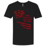 T-Shirts Black / X-Small HOMER CRAZY Men's Premium V-Neck