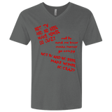 T-Shirts Heavy Metal / X-Small HOMER CRAZY Men's Premium V-Neck