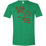 T-Shirts Heather Irish Green / S HOMER CRAZY Men's Semi-Fitted Softstyle