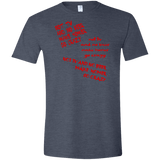 T-Shirts Heather Navy / S HOMER CRAZY Men's Semi-Fitted Softstyle