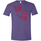 T-Shirts Heather Purple / S HOMER CRAZY Men's Semi-Fitted Softstyle