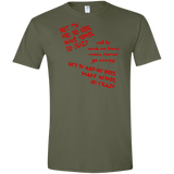T-Shirts Military Green / S HOMER CRAZY Men's Semi-Fitted Softstyle