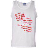 T-Shirts White / S HOMER CRAZY Men's Tank Top