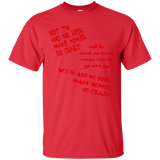 T-Shirts Red / S HOMER CRAZY T-Shirt