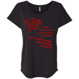 T-Shirts Vintage Black / X-Small HOMER CRAZY Triblend Dolman Sleeve