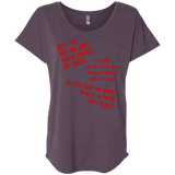 T-Shirts Vintage Purple / X-Small HOMER CRAZY Triblend Dolman Sleeve