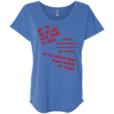 T-Shirts Vintage Royal / X-Small HOMER CRAZY Triblend Dolman Sleeve