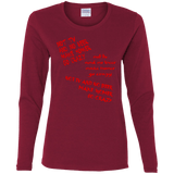 T-Shirts Cardinal / S HOMER CRAZY Women's Long Sleeve T-Shirt