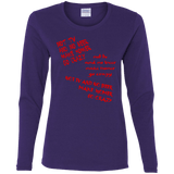 T-Shirts Purple / S HOMER CRAZY Women's Long Sleeve T-Shirt