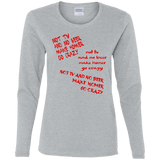 T-Shirts Sport Grey / S HOMER CRAZY Women's Long Sleeve T-Shirt