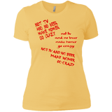 T-Shirts Banana Cream/ / X-Small HOMER CRAZY Women's Premium T-Shirt