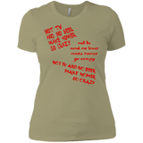 T-Shirts Light Olive / X-Small HOMER CRAZY Women's Premium T-Shirt