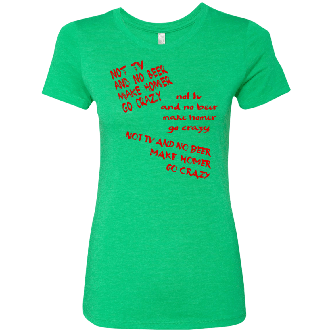 T-Shirts Envy / S HOMER CRAZY Women's Triblend T-Shirt