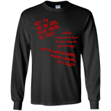 T-Shirts Black / YS HOMER CRAZY Youth Long Sleeve T-Shirt