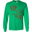 T-Shirts Irish Green / YS HOMER CRAZY Youth Long Sleeve T-Shirt