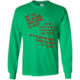 T-Shirts Irish Green / YS HOMER CRAZY Youth Long Sleeve T-Shirt