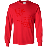 T-Shirts Red / YS HOMER CRAZY Youth Long Sleeve T-Shirt