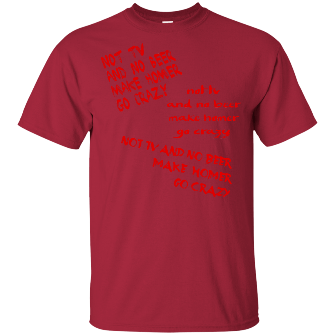 T-Shirts Cardinal / YXS HOMER CRAZY Youth T-Shirt