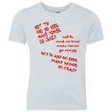 T-Shirts Heather White / YXS HOMER CRAZY Youth Triblend T-Shirt