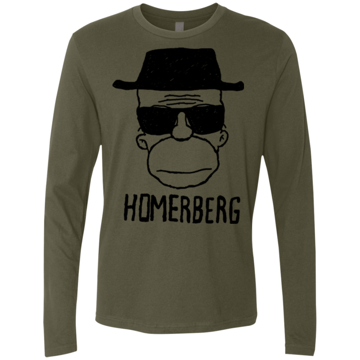 T-Shirts Military Green / Small Homerberg Men's Premium Long Sleeve